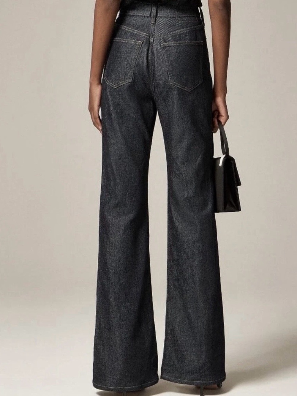 J Crew High-Rise ‘96 Flare Dark Wash Jeans - Picture 3 of 8